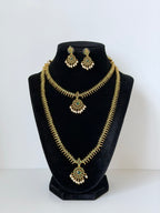 Nandini Traditional South Indian Necklace Combo with Earrings