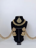 Bollywood Rooh Necklace set with Sahara Jhumka and Mangtika