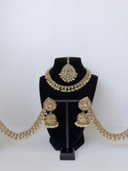 Bollywood Rooh Necklace set with Sahara Jhumka and Mangtika