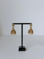 Meenakshi Traditional South Indian Necklace with Jhumka