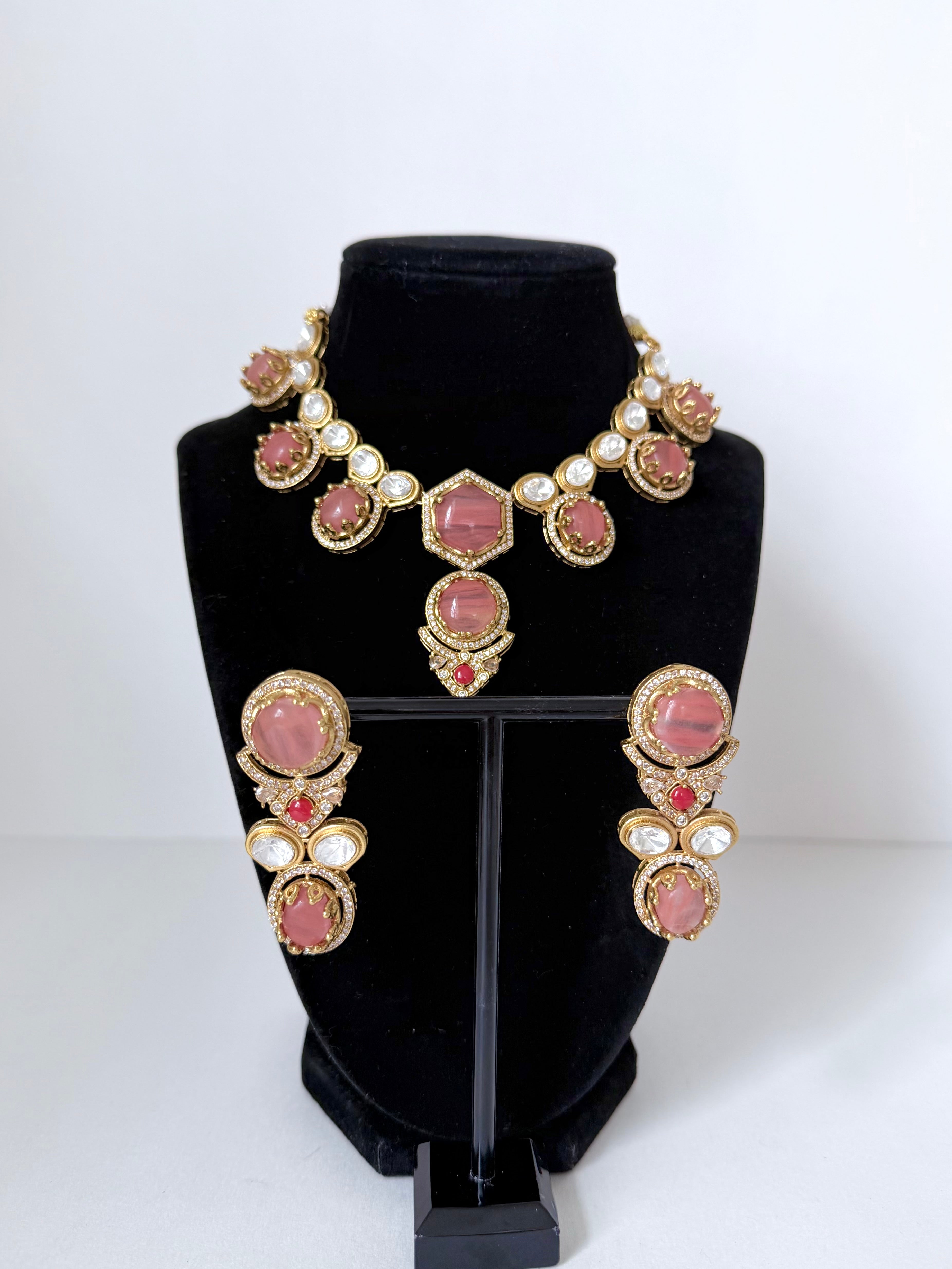 Sabya inspired Aria Necklace set with Earrings