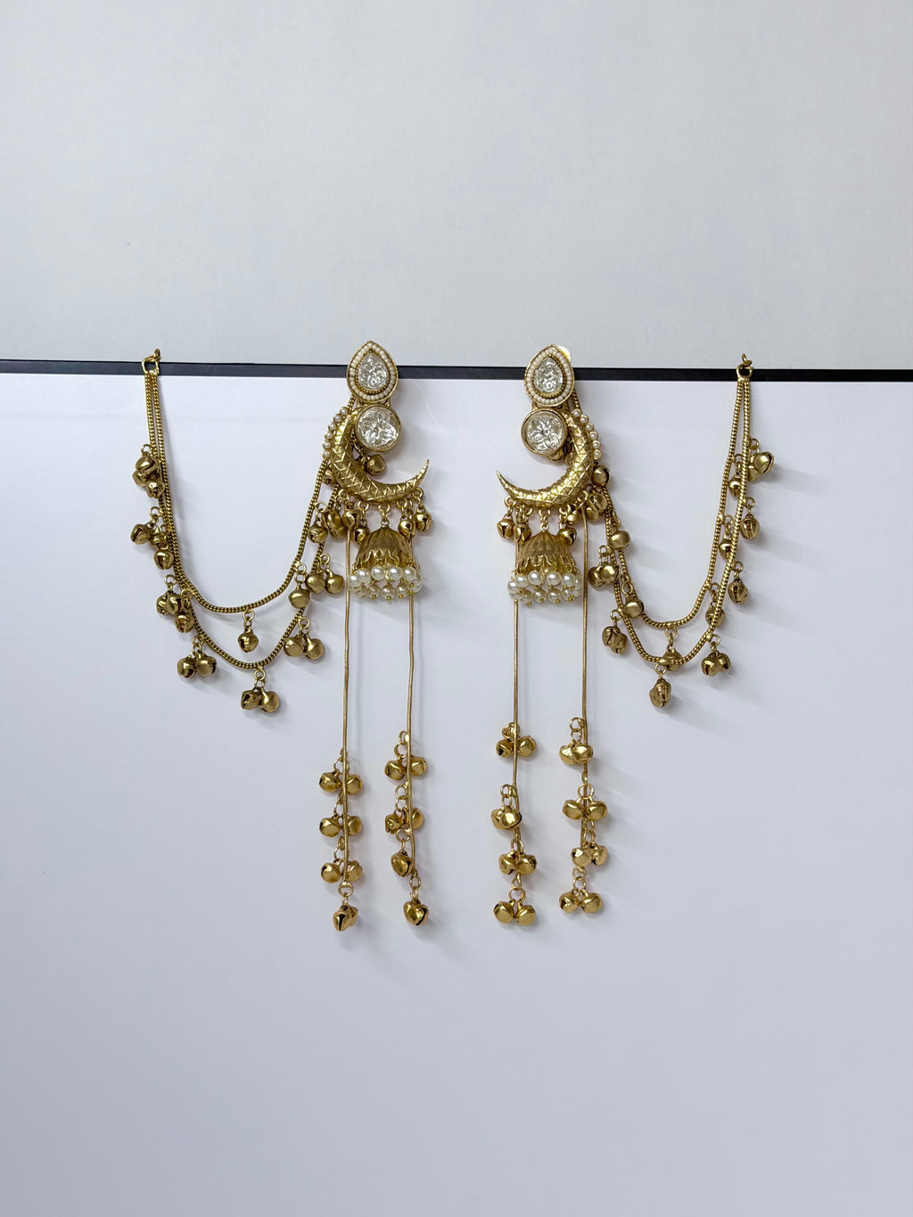 Trending Chand Kashmiri Earrings with Detachable Sahara