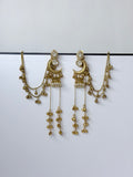 Trending Chand Kashmiri Earrings with Detachable Sahara