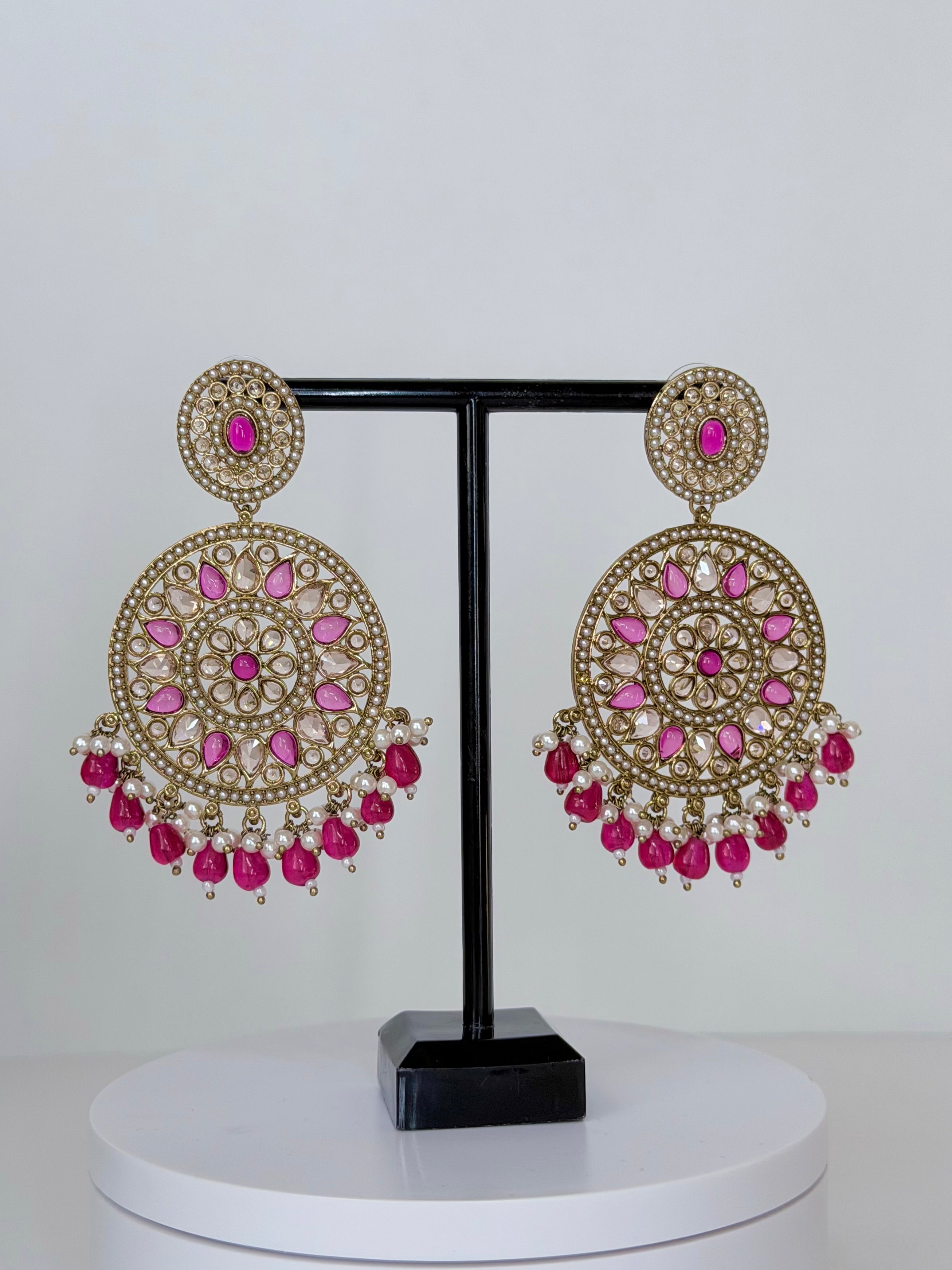 Bollywood Polki Zara Statement Earrings