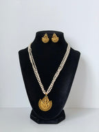 Kaveri Traditional South Indian Necklace with Jhumka