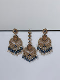 Desi Mohini Pollki Earring and Tikka Set