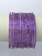 Trending Viral Glass Bangles - Colorful Glass Bangles for All Occasions 12 pcs