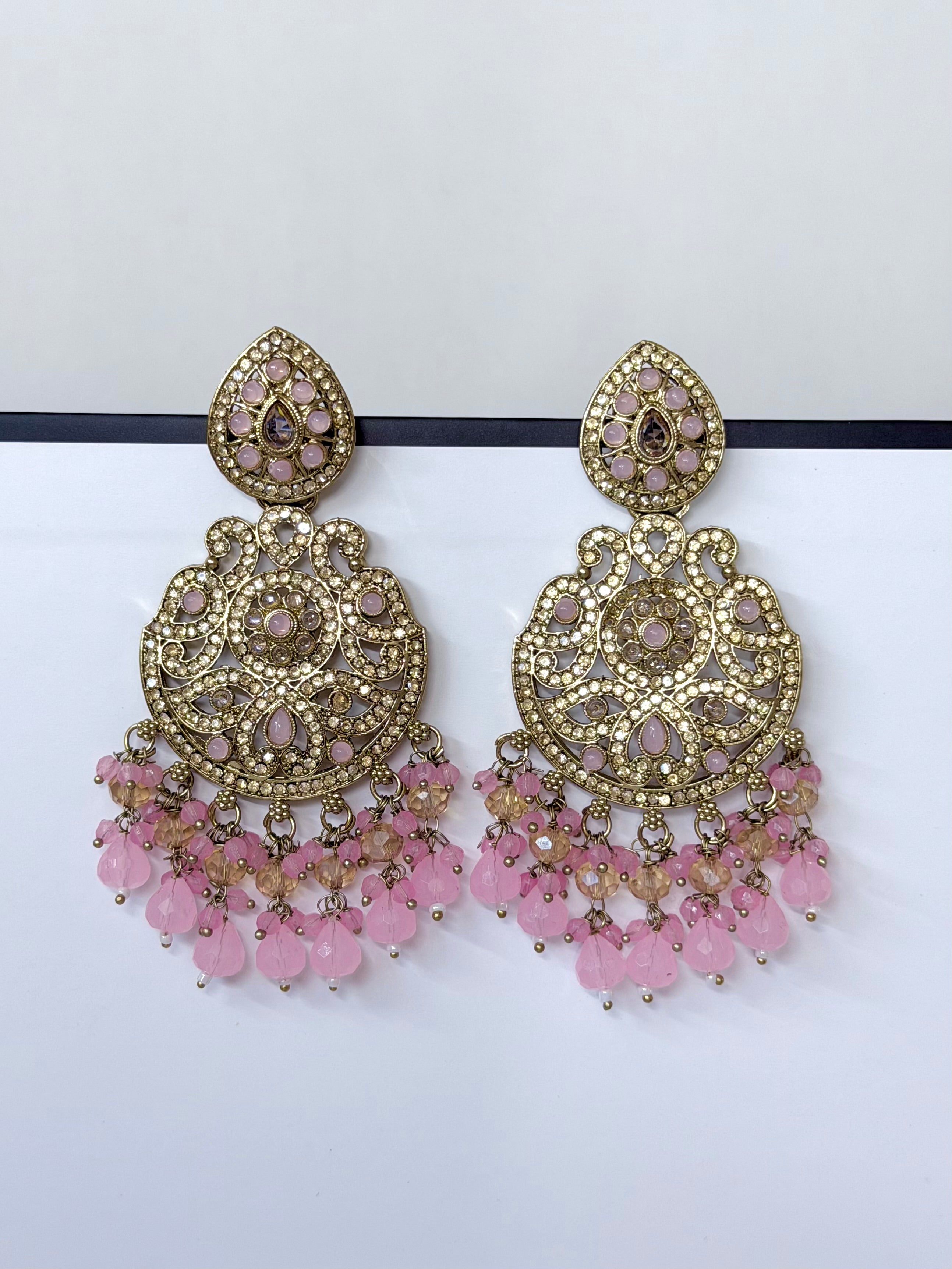 Bollywood Stonework Tara Earrings