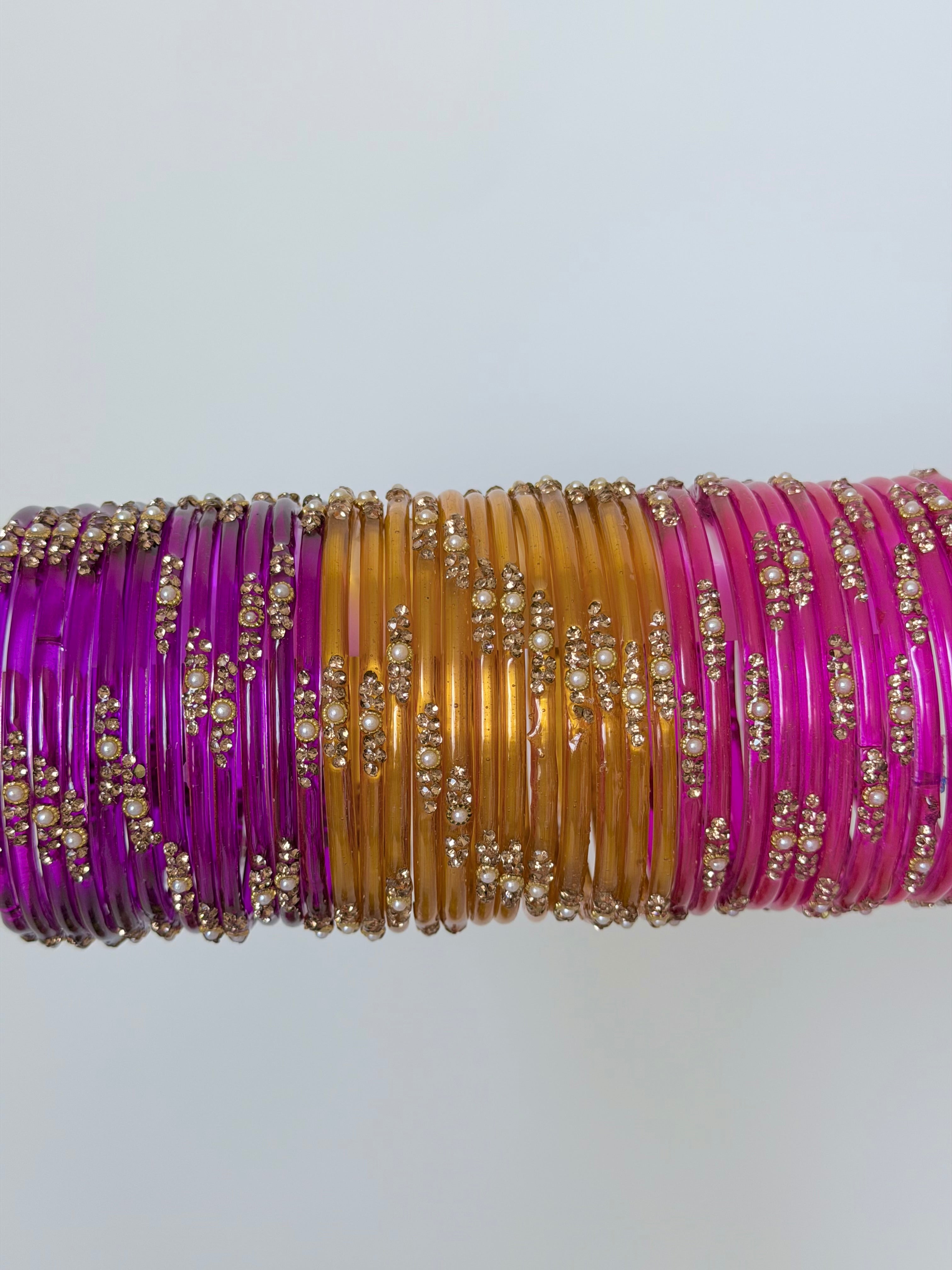 Shringar Glass Bangle Box with Bangle Organizer