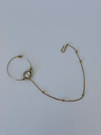 Kundan Nose ring with Chain