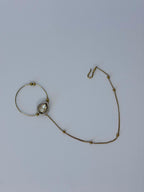 Kundan Nose ring with Chain