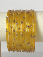 Trending Viral Glass Bangles - Colorful Glass Bangles for All Occasions 12 pcs