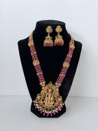 Temple Mala with Jhumka