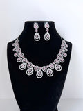 Elegant Noor American Diamond Set with Earrings
