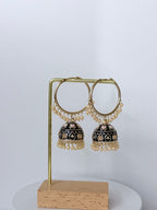 Bollywood Saanvi Meenakari Bali Jhumka
