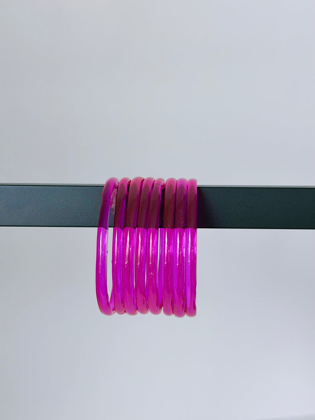 Trending Viral Jelly Bangles – Colorful, Lightweight & Stackable 8 pcs