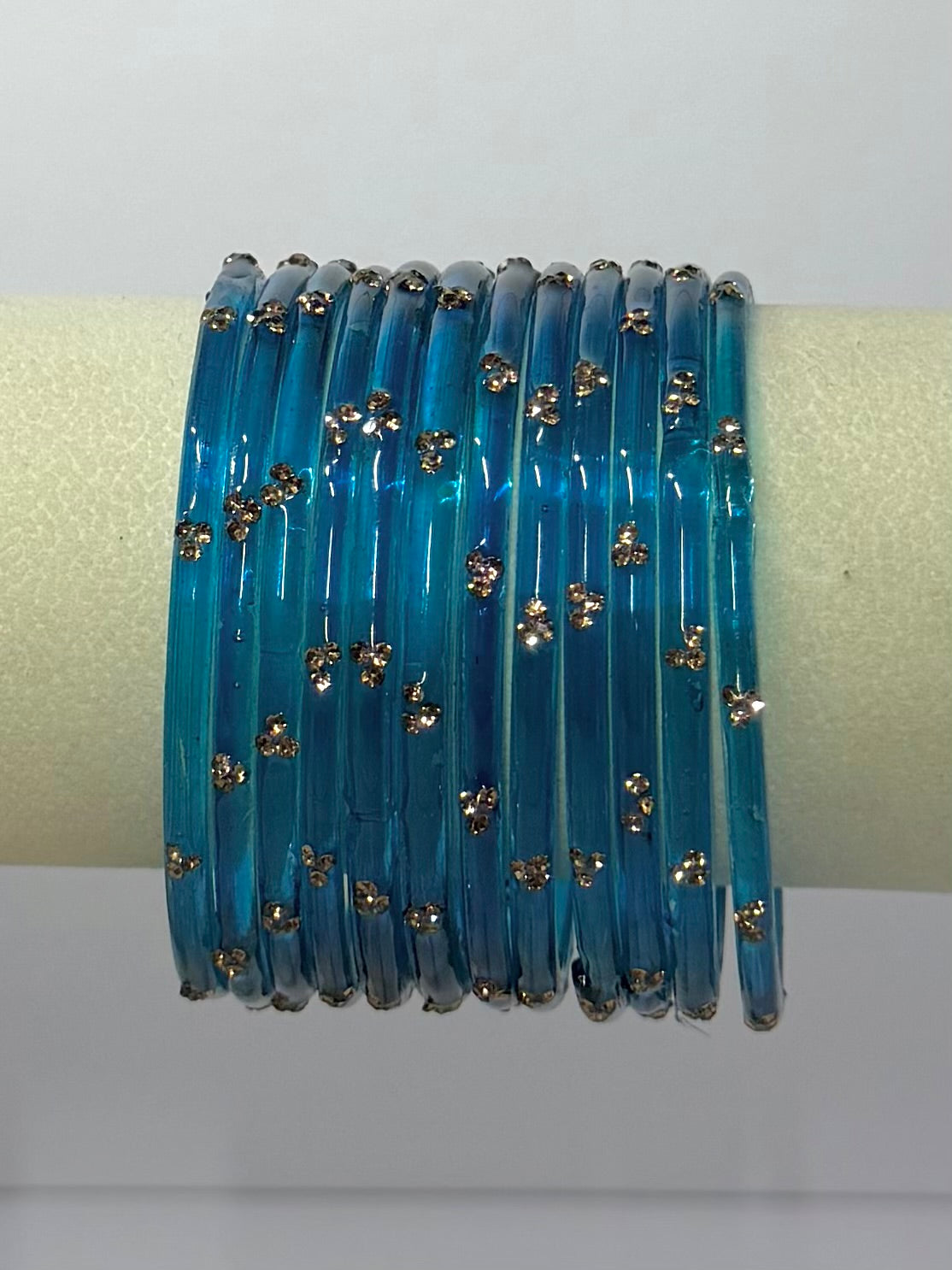 Trending Viral Glass Bangles - Colorful Glass Bangles for All Occasions 12 pcs