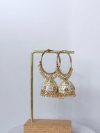 Bollywood Saanvi Meenakari Bali Jhumka