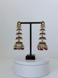 Polki Layered Yashna Jhumka