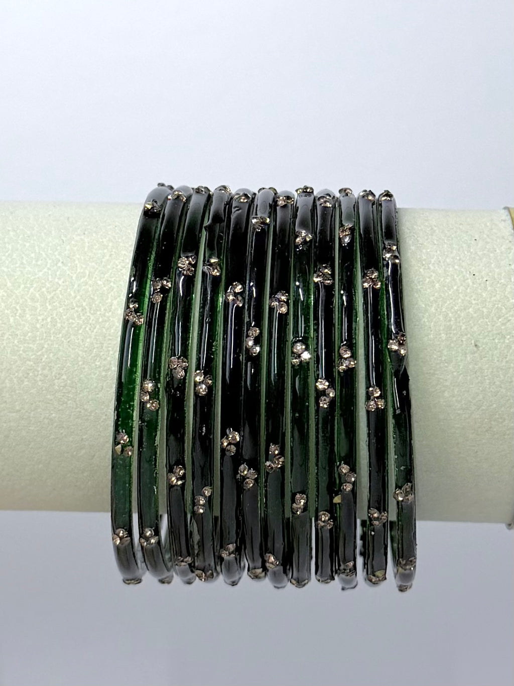Trending Viral Glass Bangles - Colorful Glass Bangles for All Occasions 12 pcs