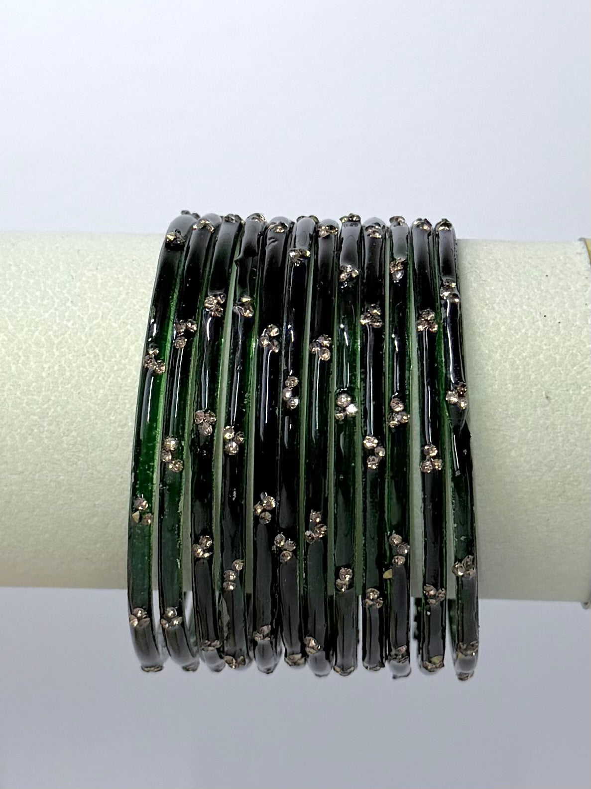 Trending Viral Glass Bangles - Colorful Glass Bangles for All Occasions 12 pcs