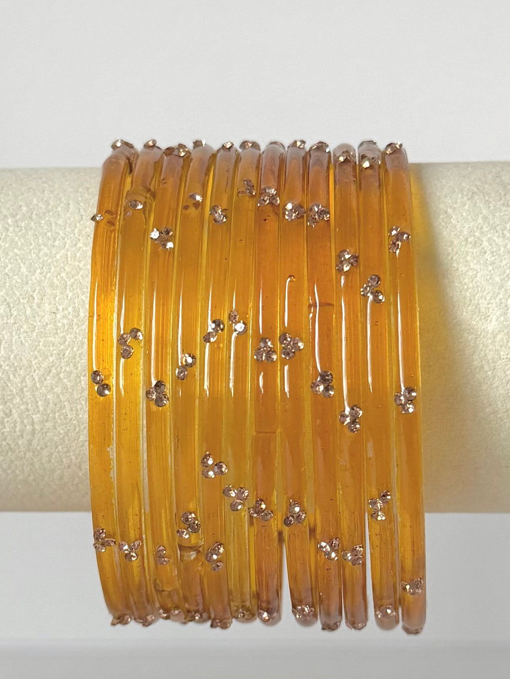 Trending Viral Glass Bangles - Colorful Glass Bangles for All Occasions 12 pcs