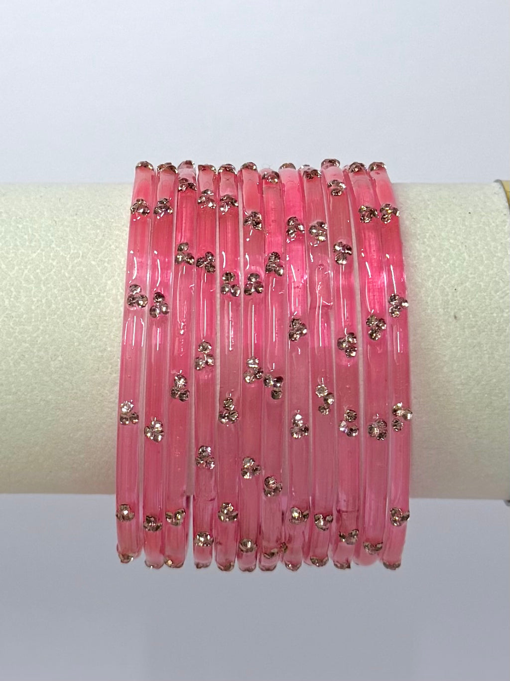 Trending Viral Glass Bangles - Colorful Glass Bangles for All Occasions 12 pcs