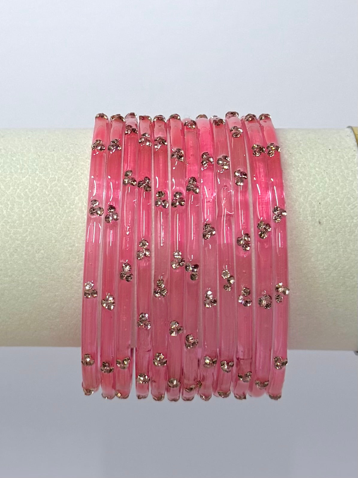 Trending Viral Glass Bangles - Colorful Glass Bangles for All Occasions 12 pcs