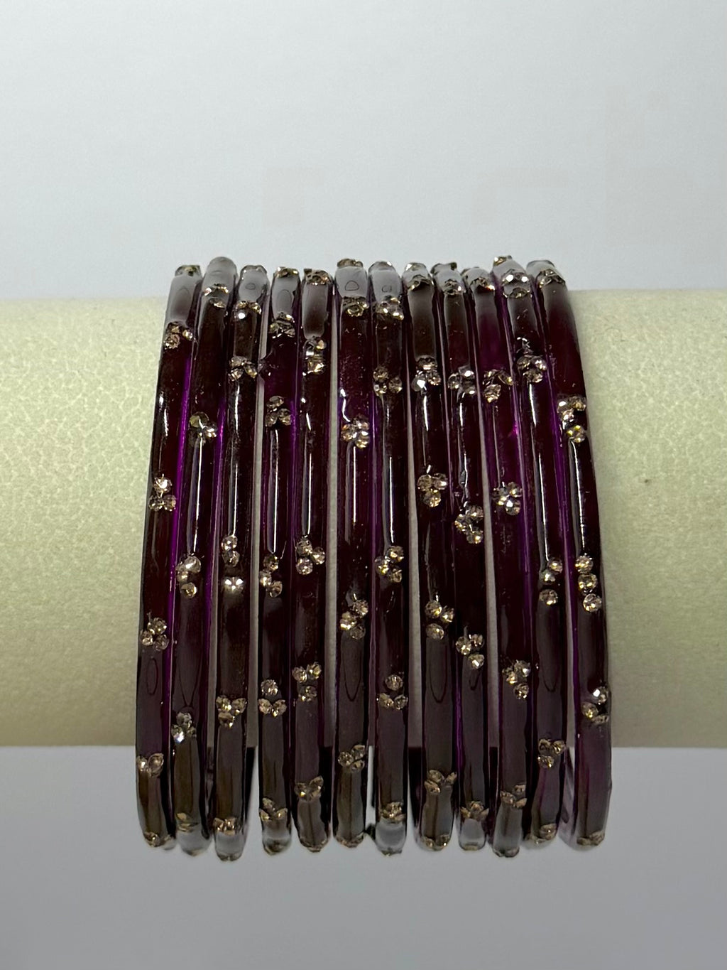 Trending Viral Glass Bangles - Colorful Glass Bangles for All Occasions 12 pcs