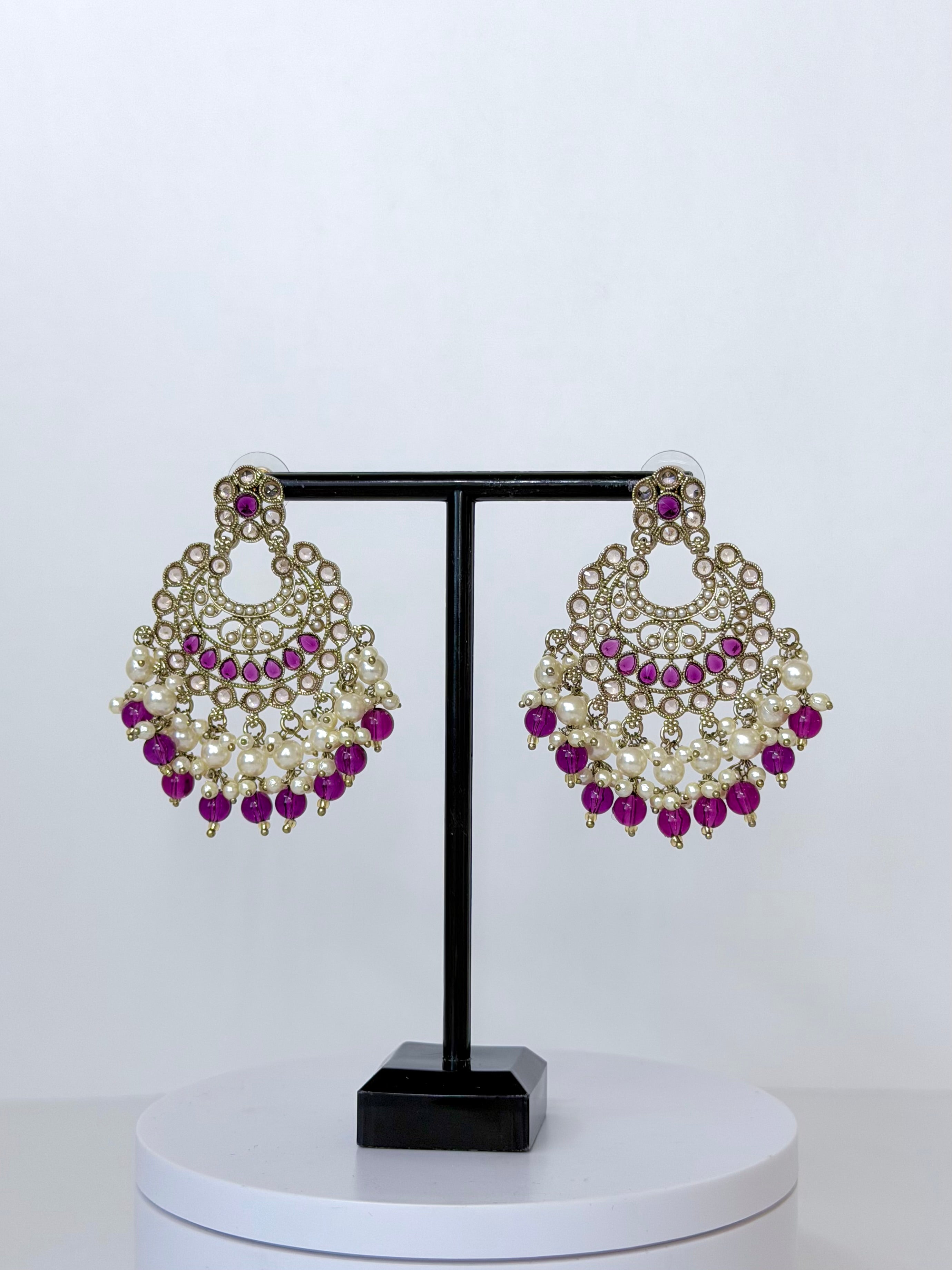 Bollywood Lightweigh Polki Tania Earrings