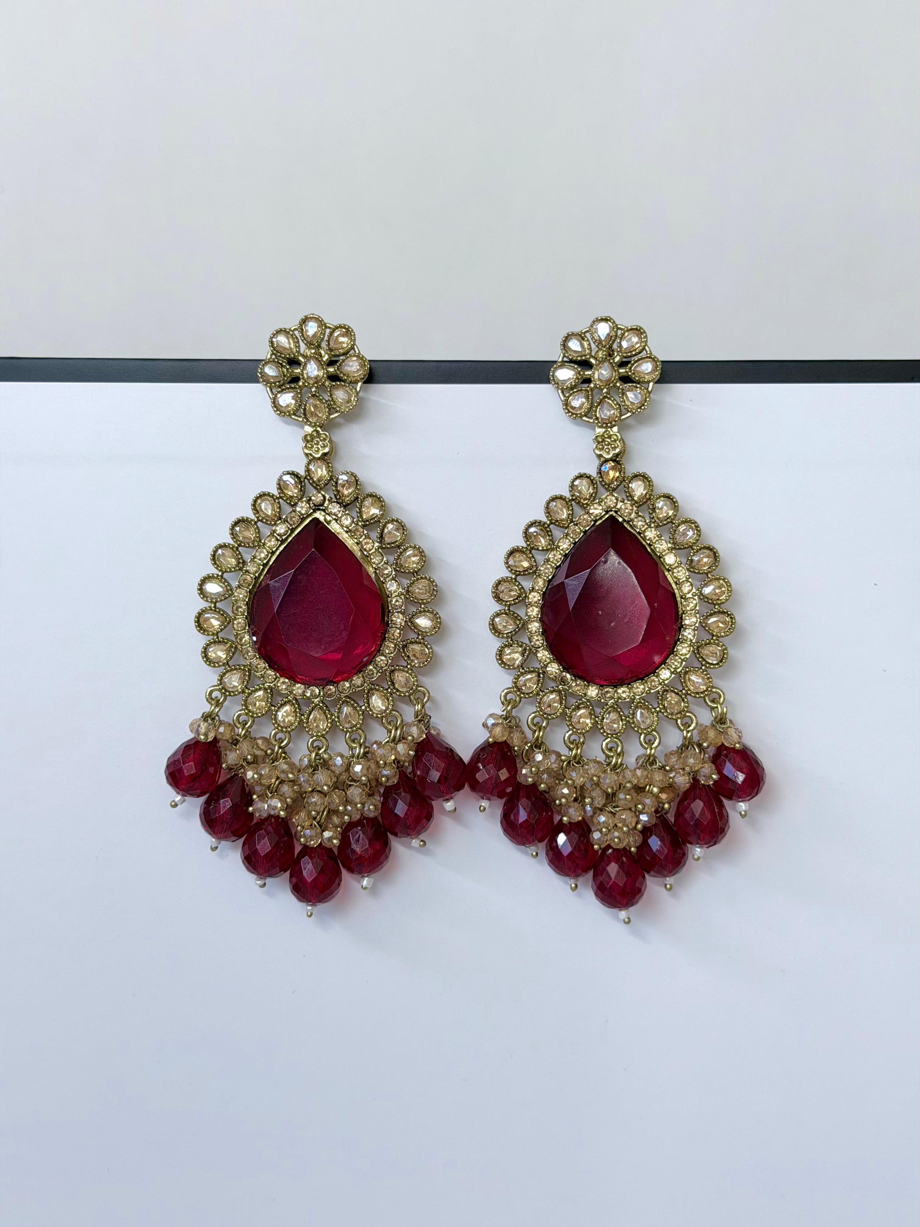 Bollywood Stonework Reem Earrings