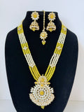 Bollywood Sadia Kundan Mala Set with Jhumka and Mangtika