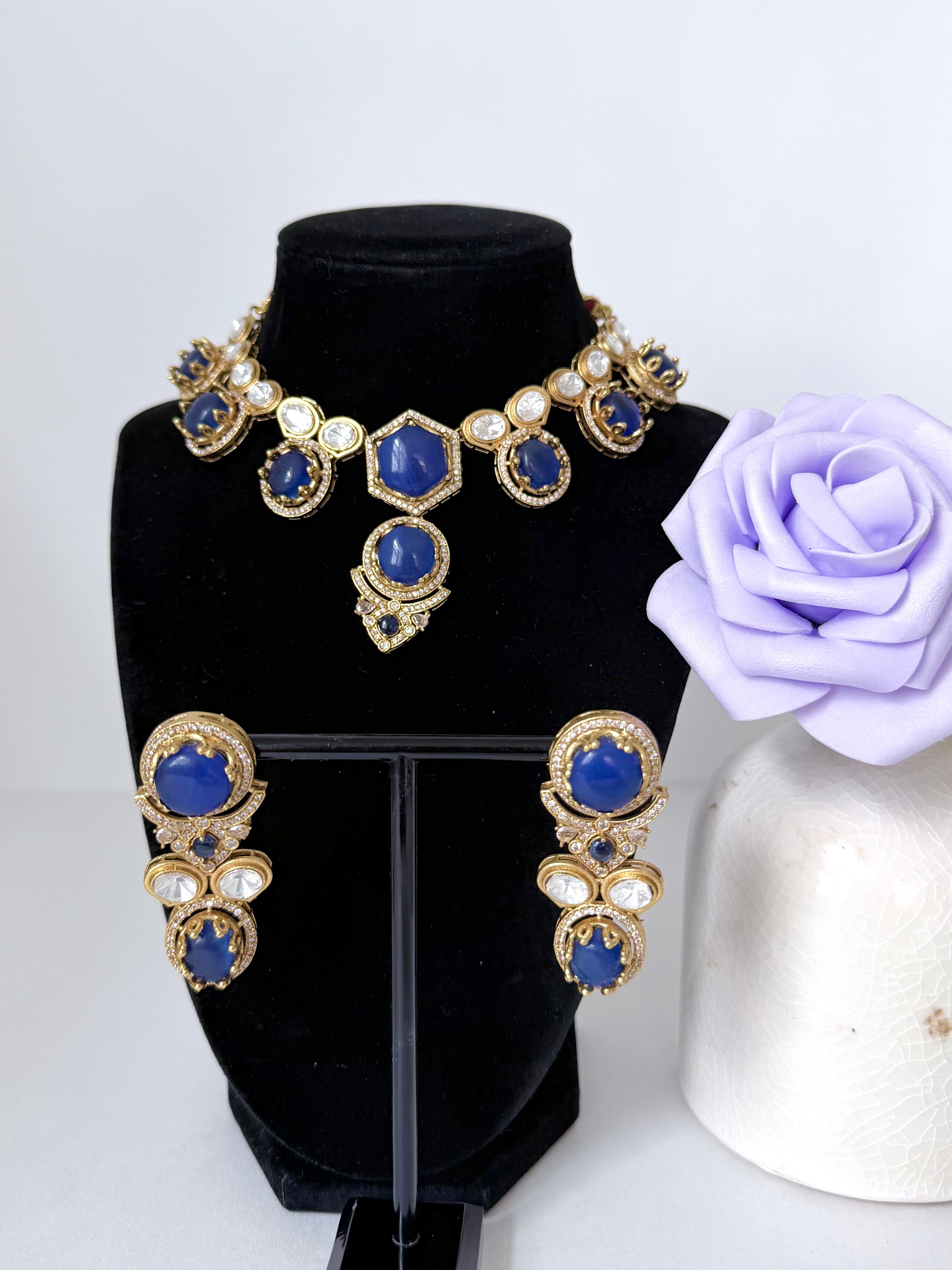 Sabya inspired Aria Necklace set with Earrings