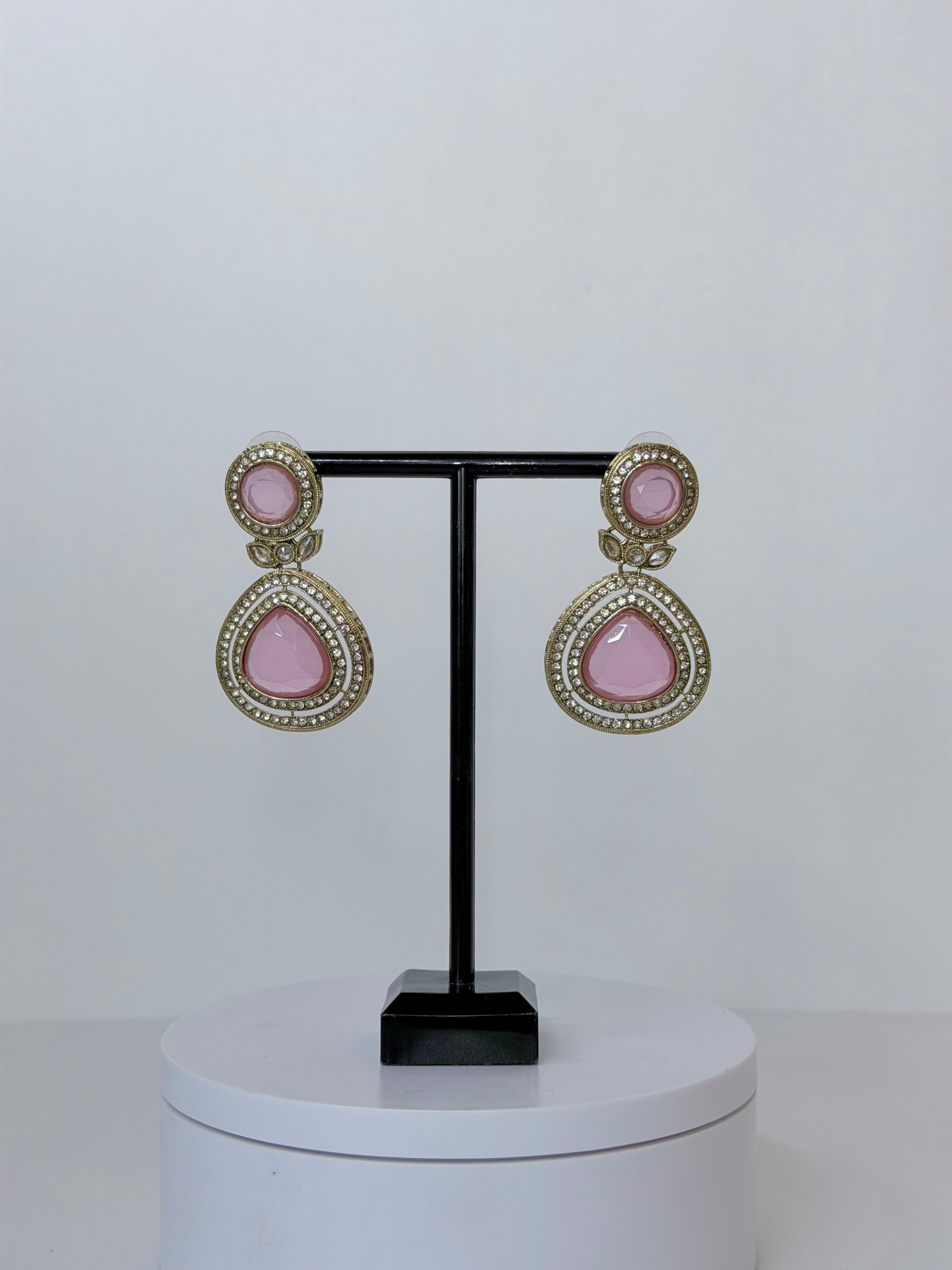 Trending Bollywood Tina Stonework Earrings