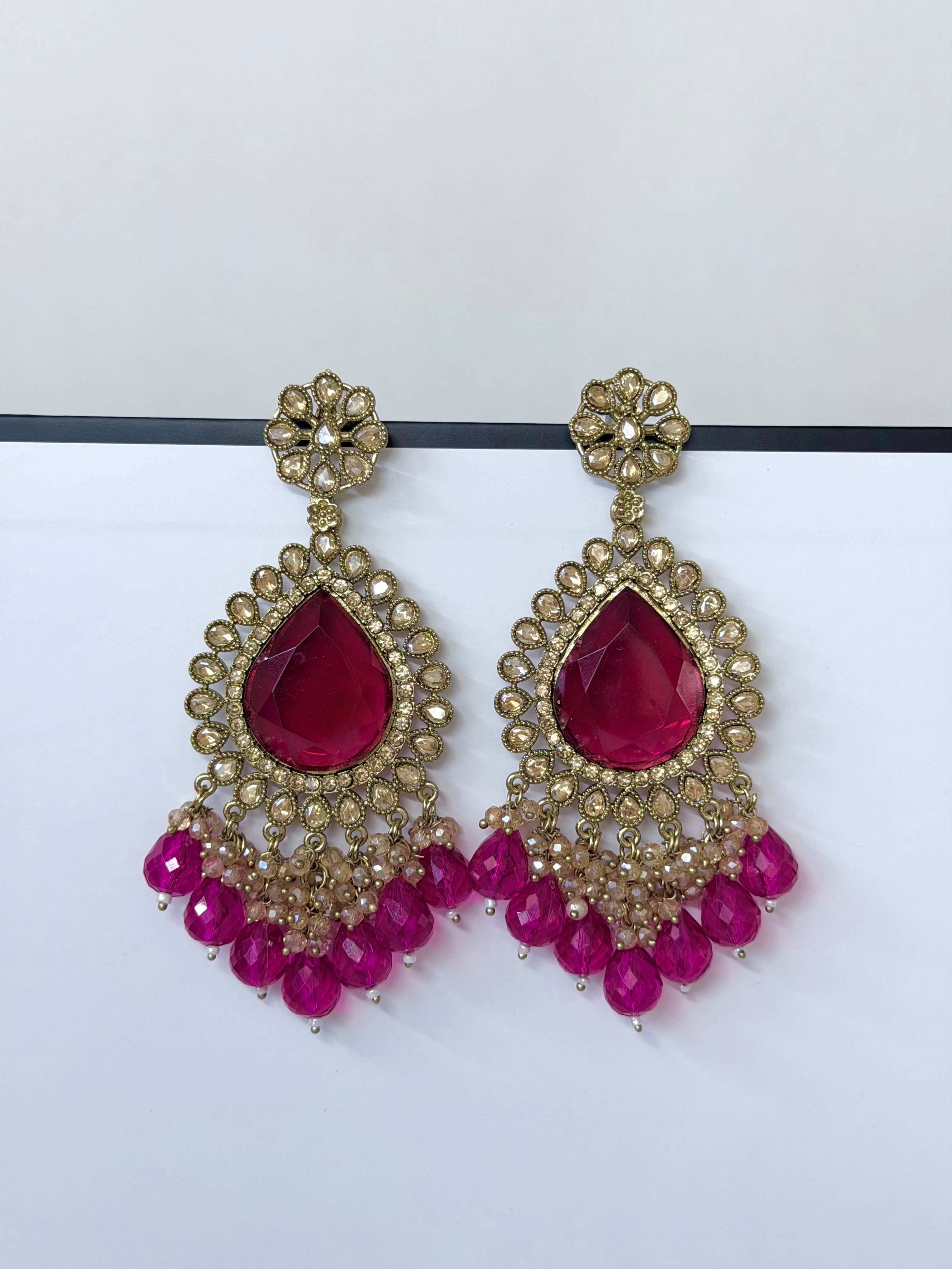Bollywood Stonework Reem Earrings