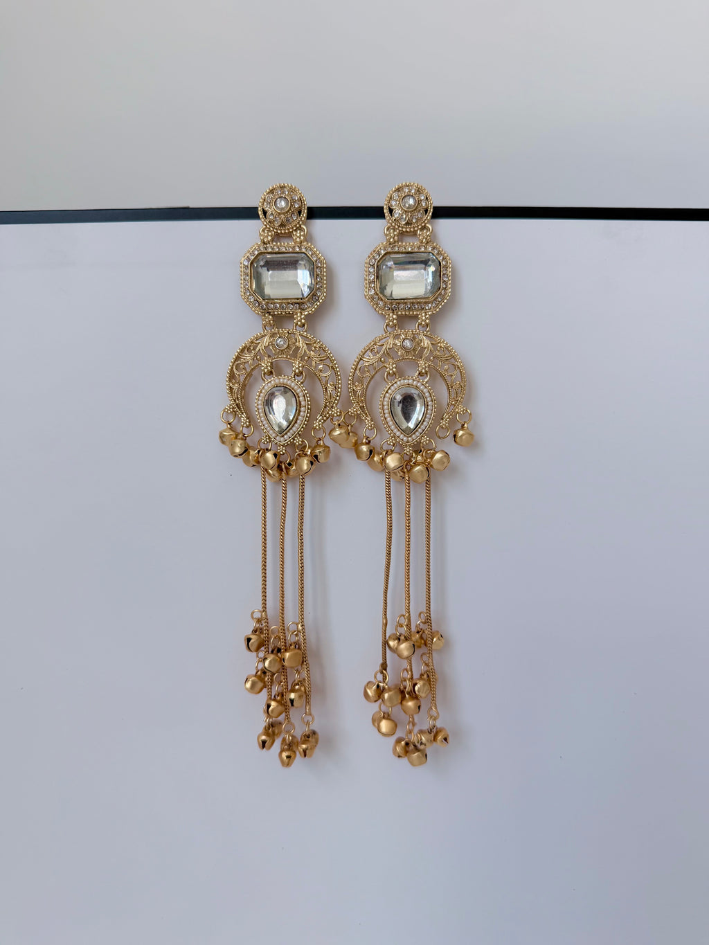 Trending Riona Kashmiri Earrings with Ghungroo