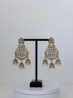 Polki Khwaab Earrings with Jhumka