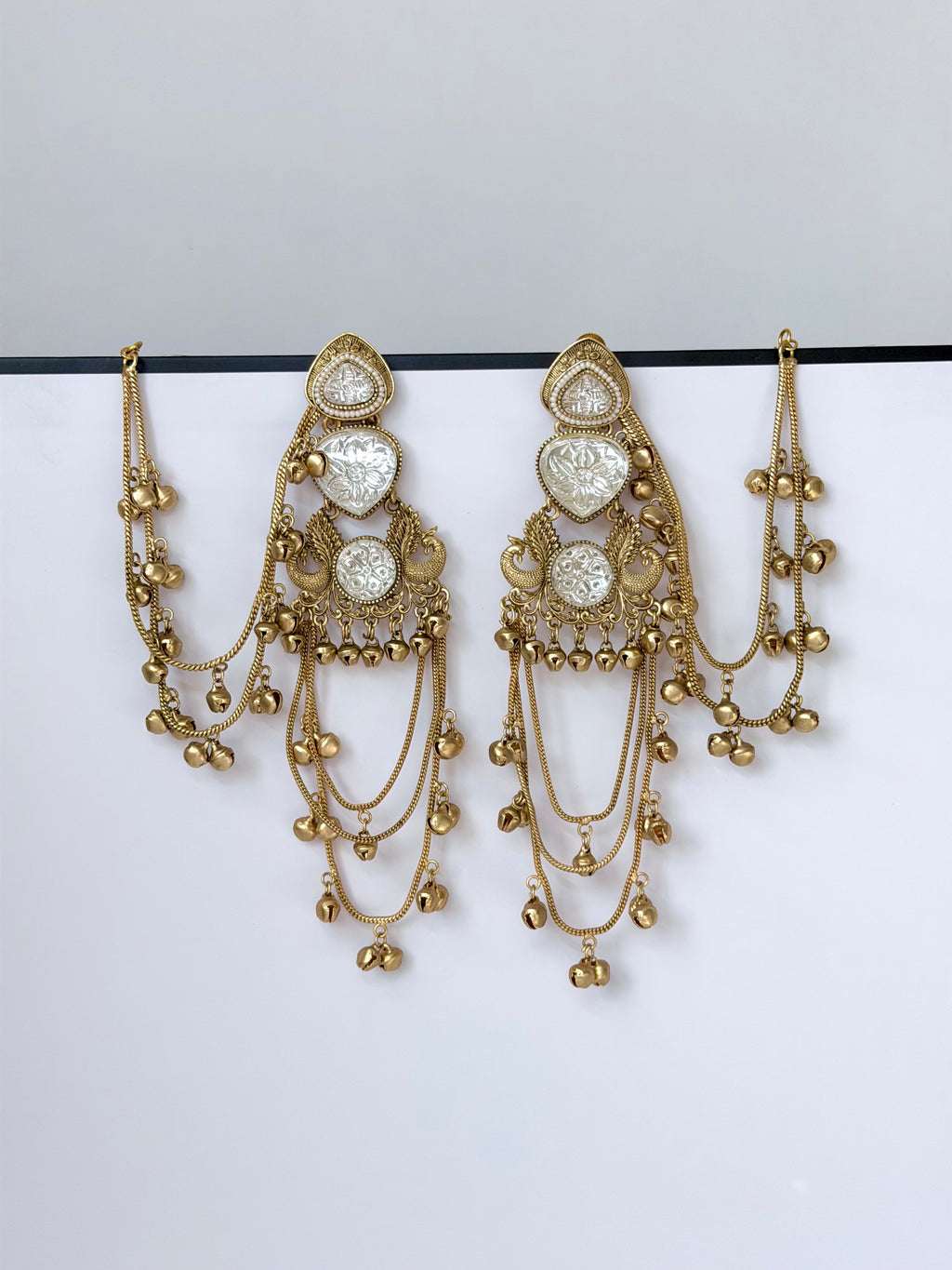 Trending Mayuri Kashmiri Earrings with Ghungroo Sahara