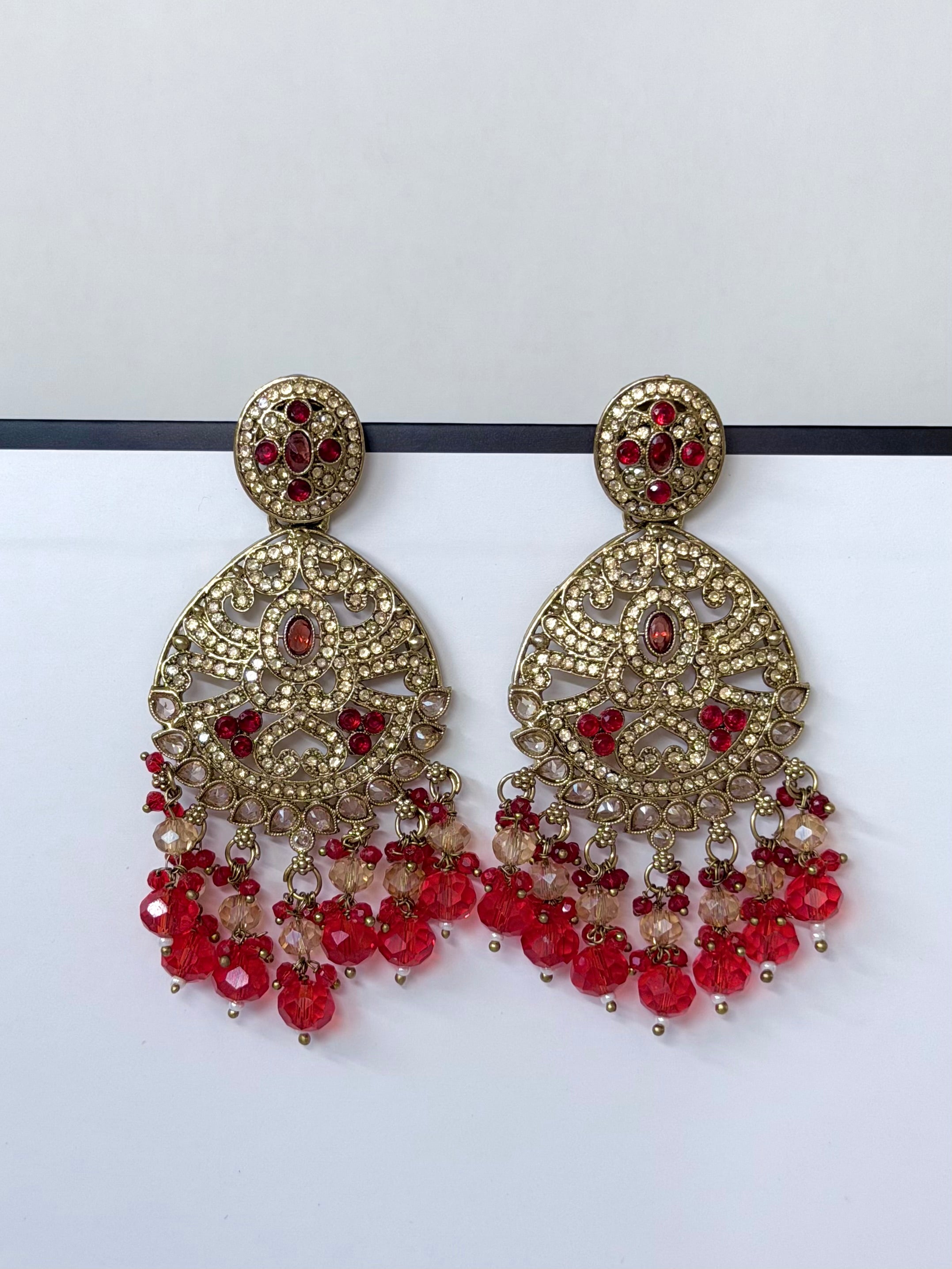 Bollywood Stonework Tara Earrings