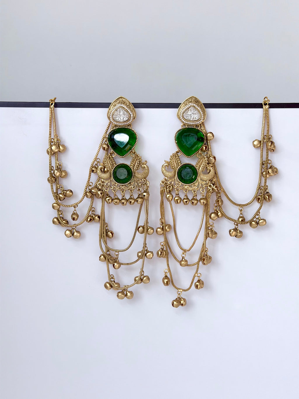Trending Mayuri Kashmiri Earrings with Ghungroo Sahara