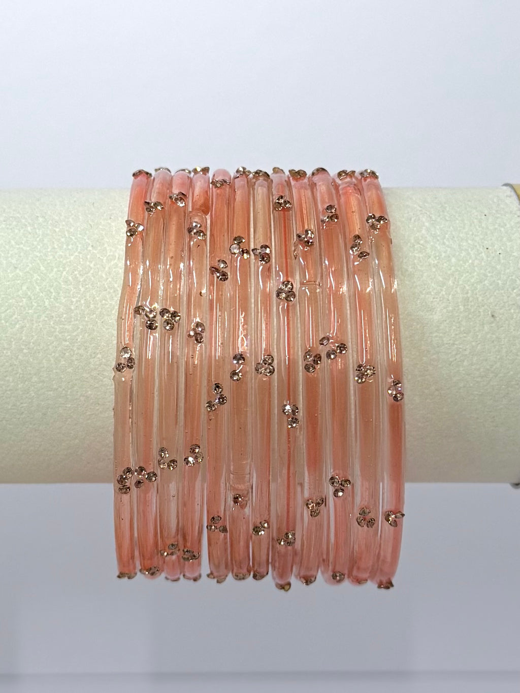 Trending Viral Glass Bangles - Colorful Glass Bangles for All Occasions 12 pcs