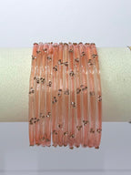 Trending Viral Glass Bangles - Colorful Glass Bangles for All Occasions 12 pcs