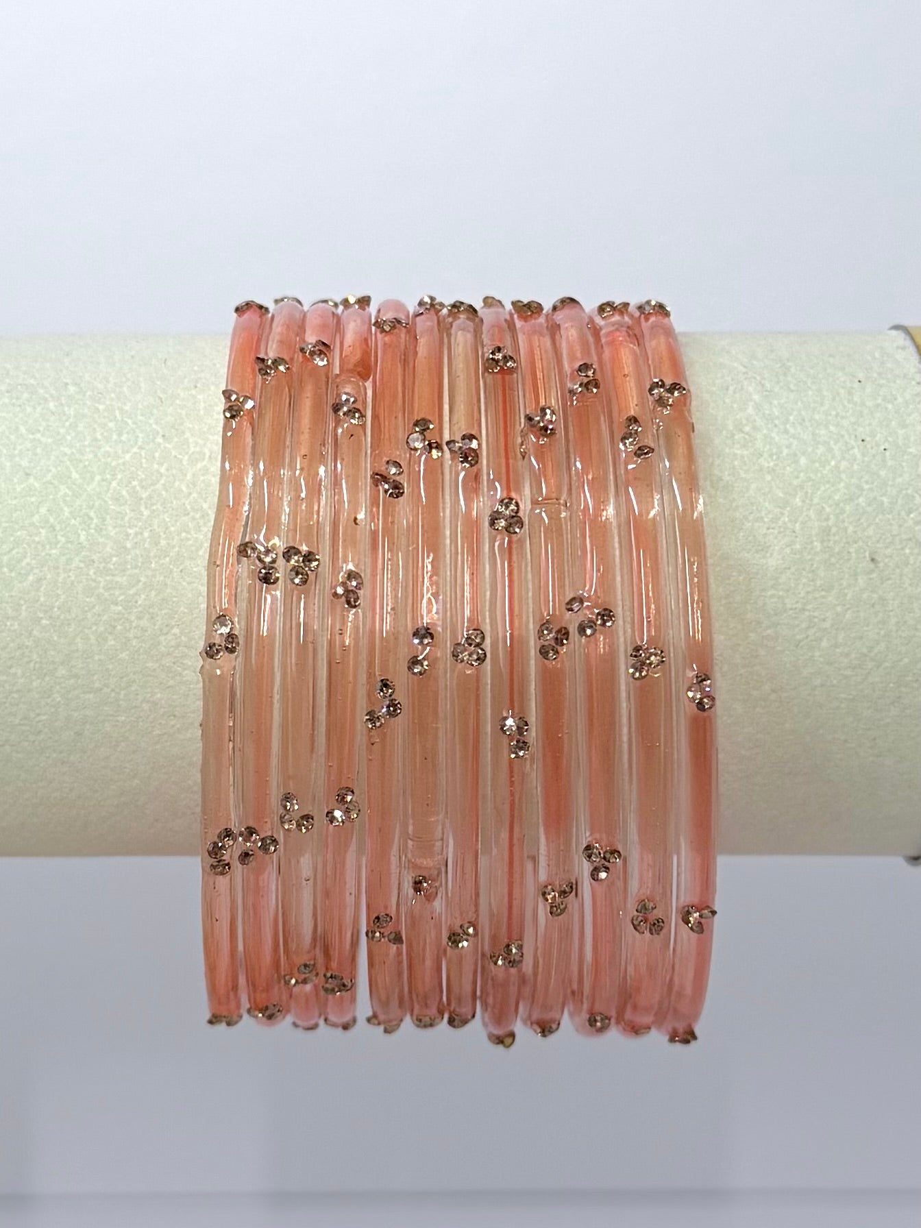 Trending Viral Glass Bangles - Colorful Glass Bangles for All Occasions 12 pcs