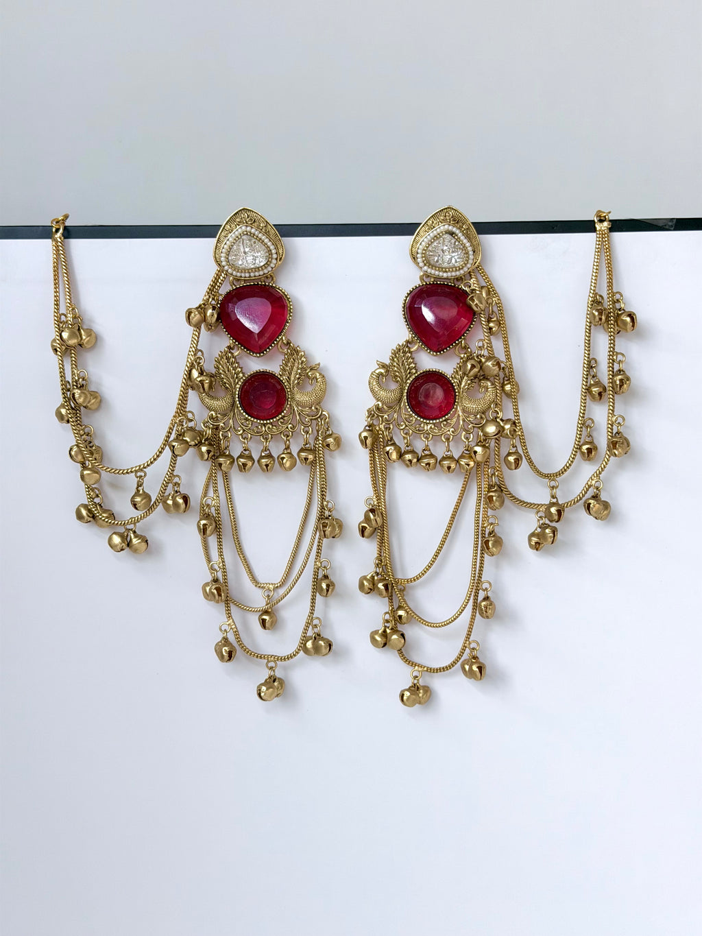 Trending Mayuri Kashmiri Earrings with Ghungroo Sahara