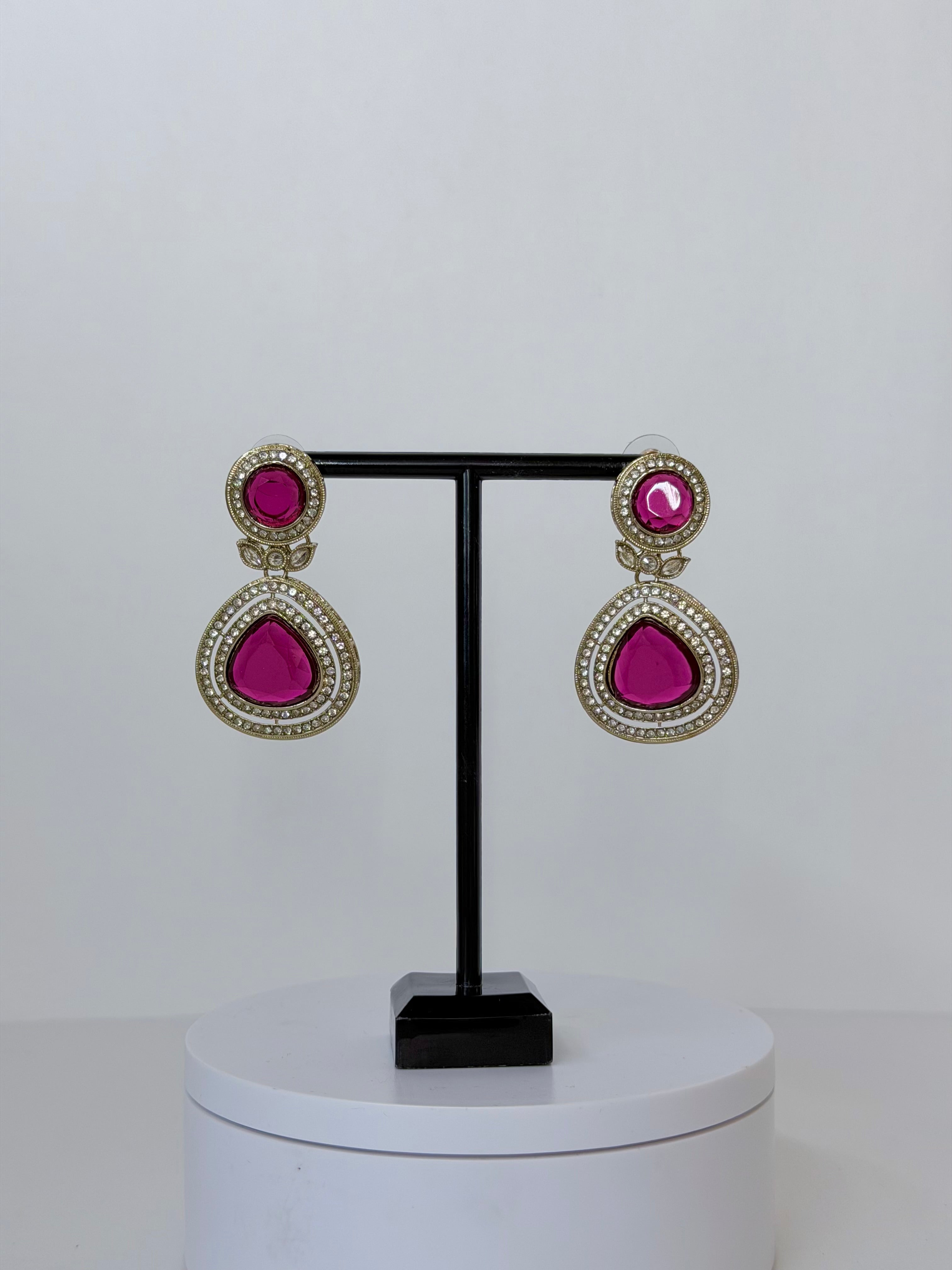 Trending Bollywood Tina Stonework Earrings