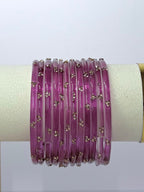 Trending Viral Glass Bangles - Colorful Glass Bangles for All Occasions 12 pcs