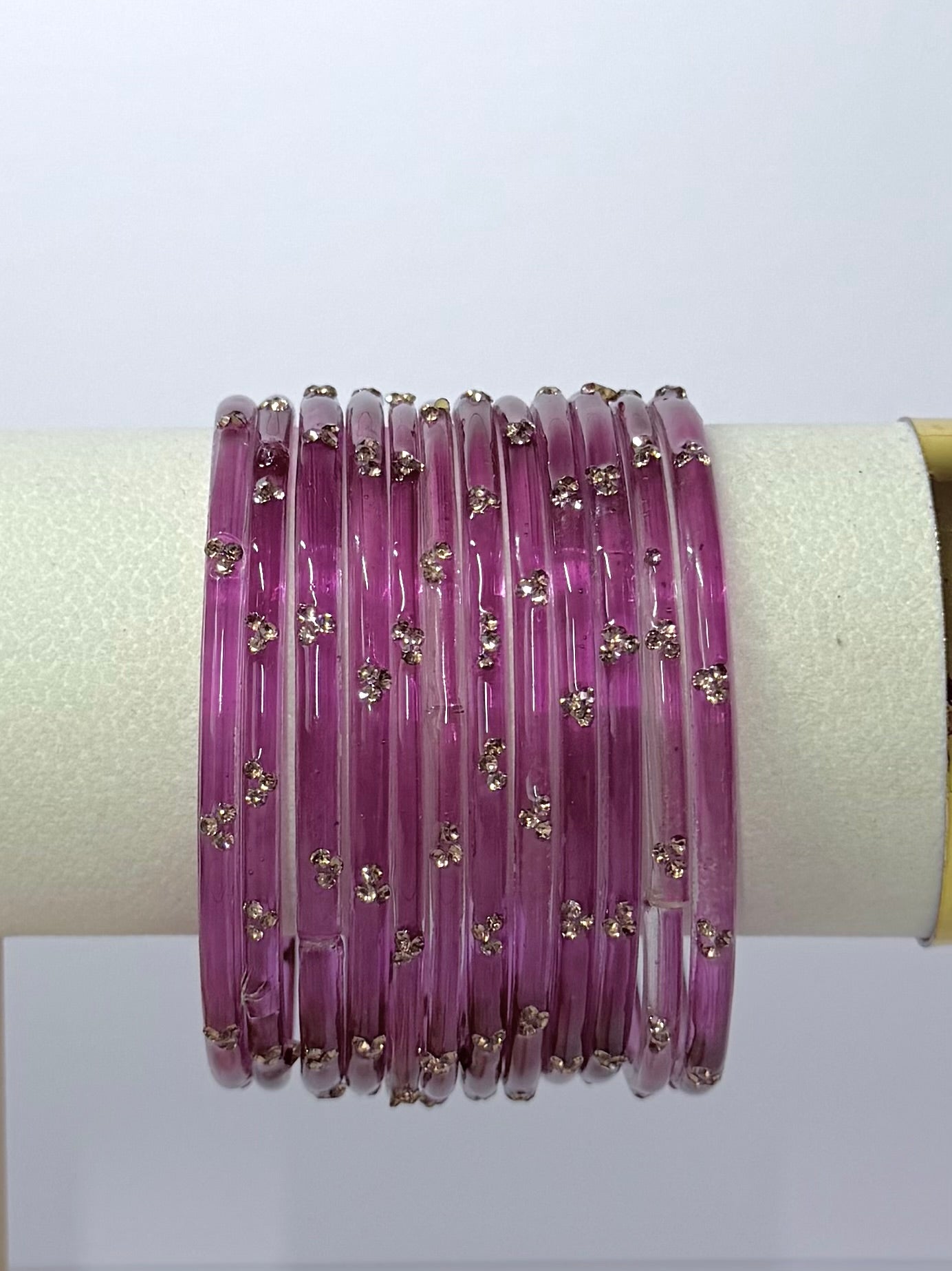 Trending Viral Glass Bangles - Colorful Glass Bangles for All Occasions 12 pcs