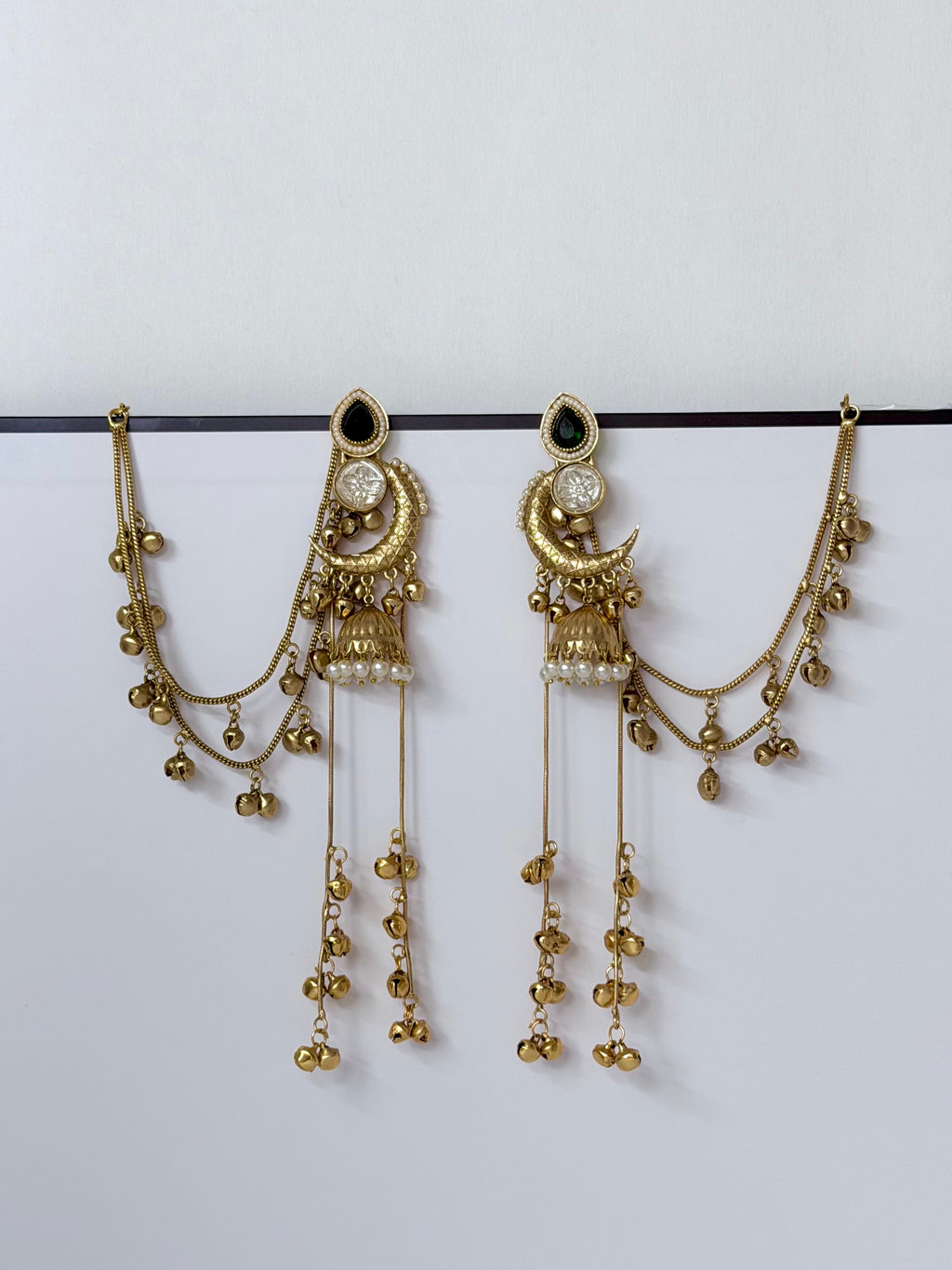 Trending Chand Kashmiri Earrings with Detachable Sahara