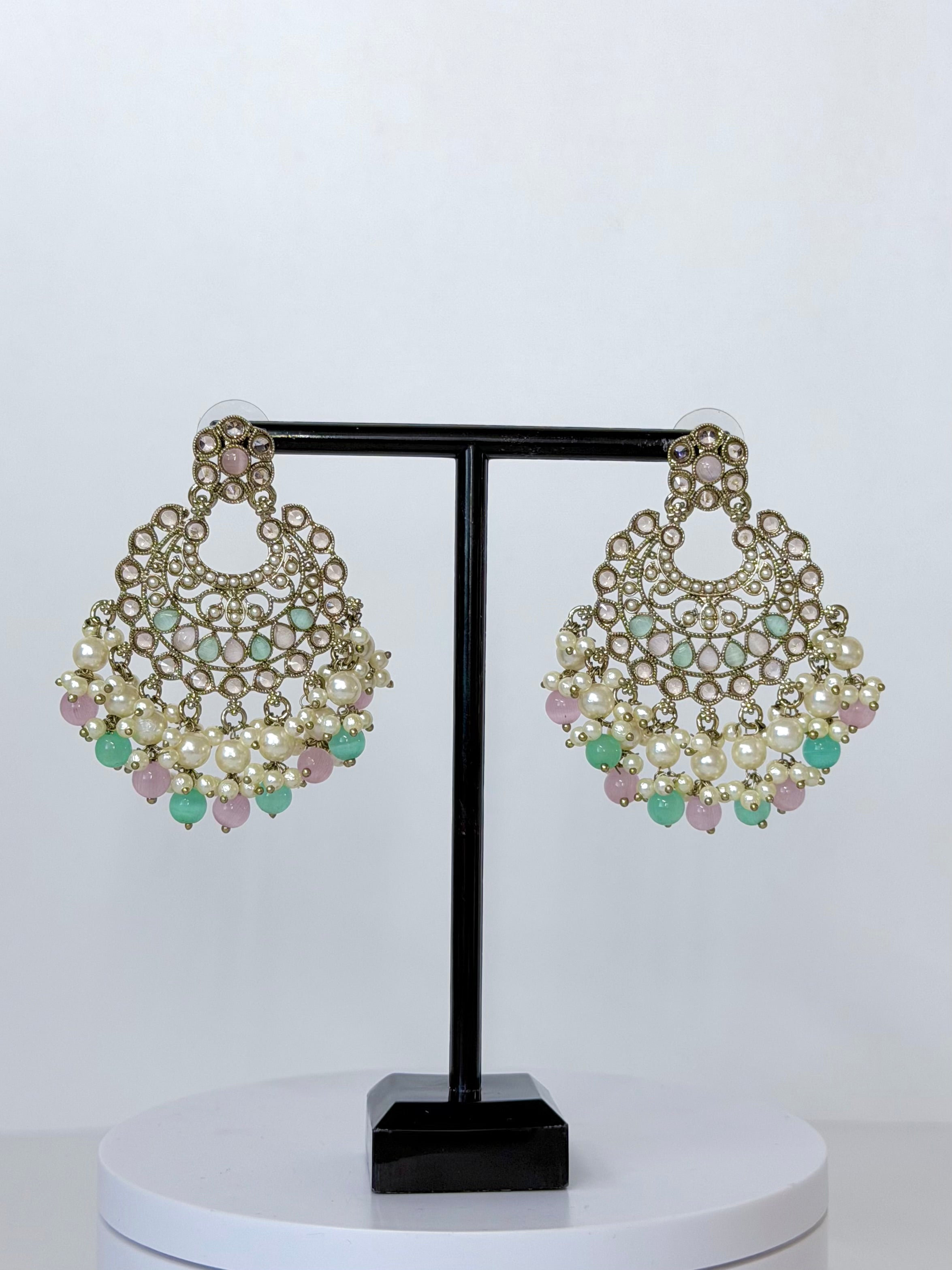 Bollywood Lightweigh Polki Tania Earrings