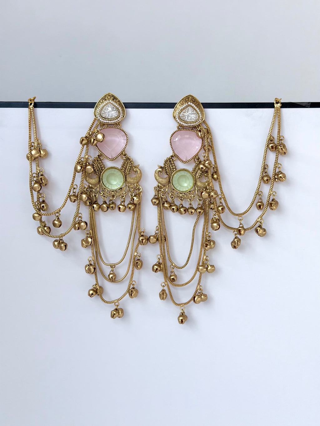 Trending Mayuri Kashmiri Earrings with Ghungroo Sahara
